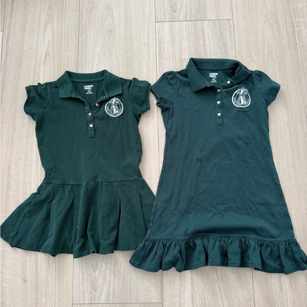 Pine Crest School Uniform (3 dresses) Kids Dresses in Dark Green